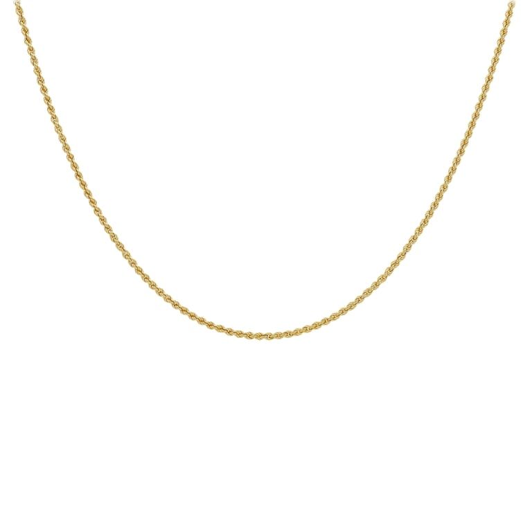 Halsband 9K Guld - repkedja 45 cm