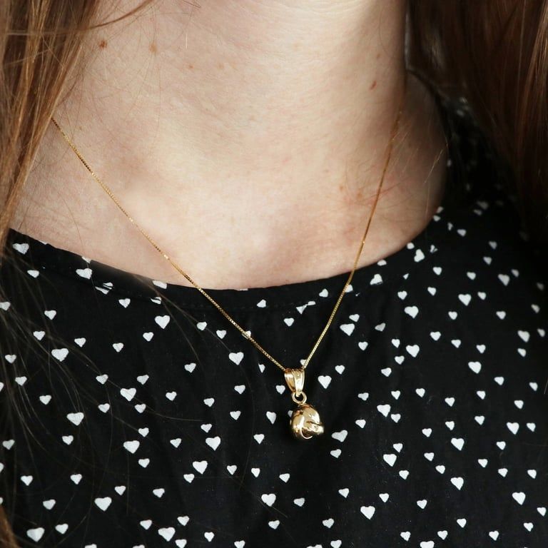 Halsband 9k guld - 46 cm 2