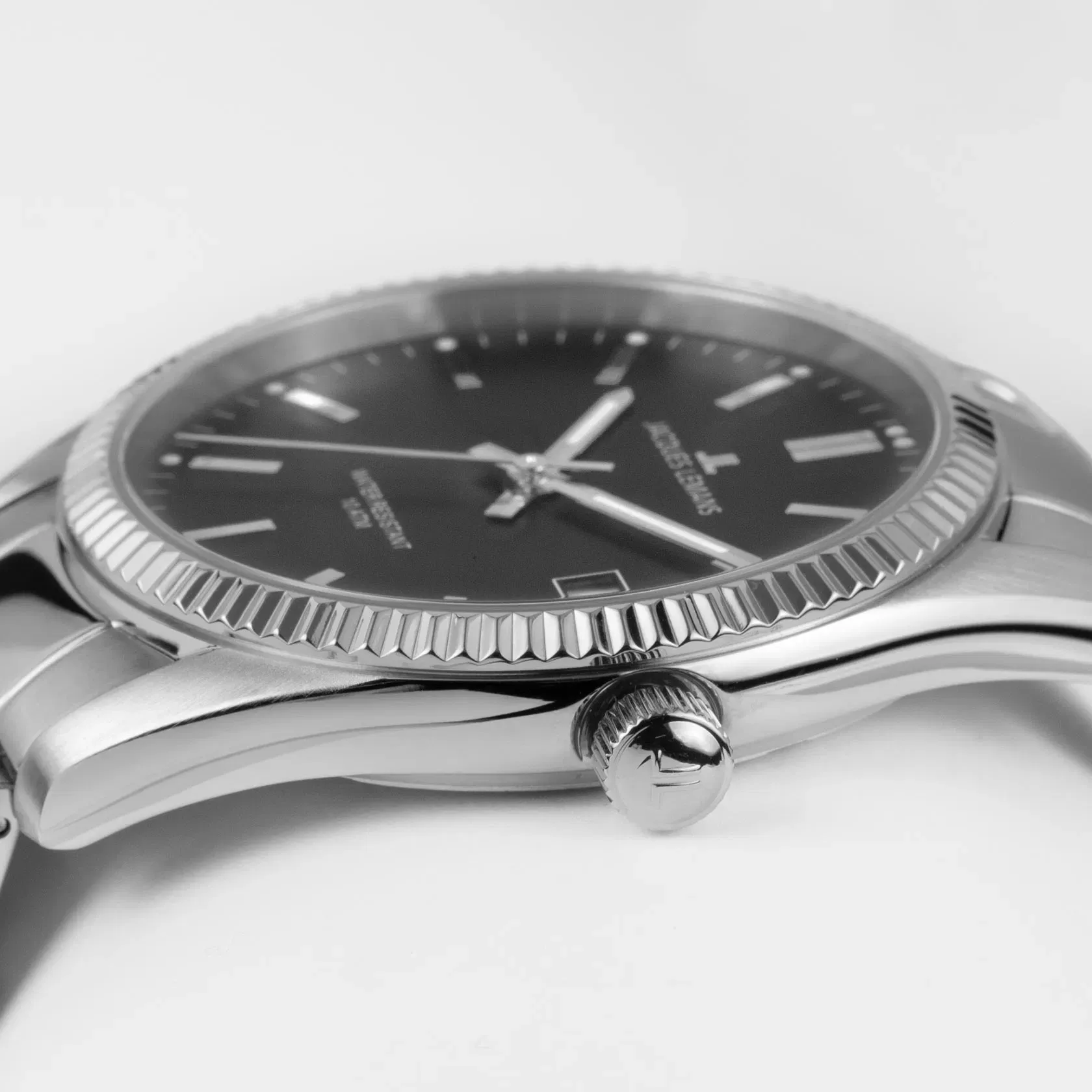 Jacques Lemans Derby - herrklocka, svart/stål, 40 mm 5