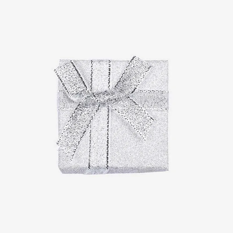 Presentask silverglitter - 5x5 cm 2