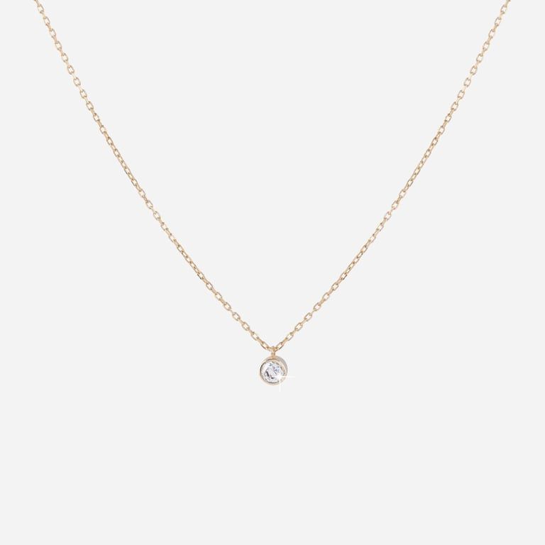 Förgyllt silverhalsband - 42 cm